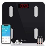 Etekcity ESF24-RBB Bluetooth zwart analyseweegschaal Etekcity ESF24-RBB Bluetooth zwart analyseweegschaal