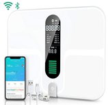 Etekcity ESF00-RBB Bluetooth wit analyseweegschaal Etekcity ESF00-RBB Bluetooth wit analyseweegschaal